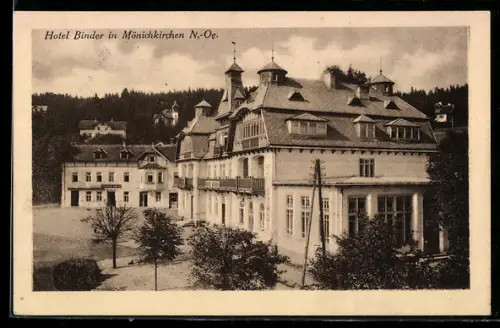 AK Mönichkirchen /N.-Oe., Hotel Binder