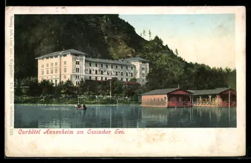 AK Annenheim am Ossiacher See, Hotel und Bootshäuser