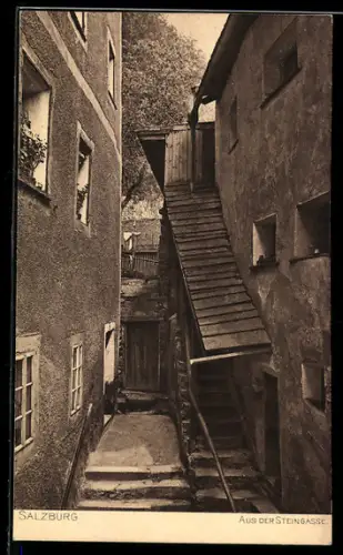 AK Salzburg, Aus der Steingasse