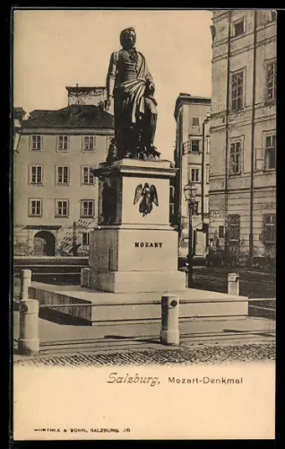 AK Salzburg, Mozart-Denkmal