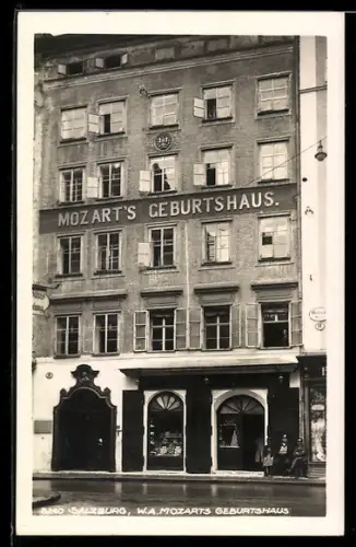 AK Salzburg, Mozarts Geburtshaus