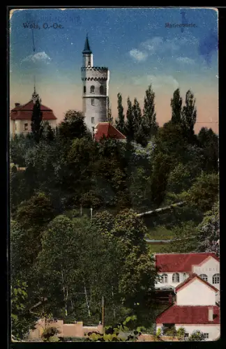 AK Wels /O.-Oe., Marienwarte