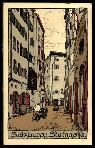 AK Salzburg, In der Steingasse