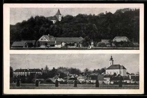 AK Wimsbach /Oberdonau, Schloss Almegg, Teilansicht