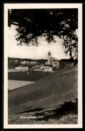 AK Eberstallzell /O. D., Panorama mit Kirche