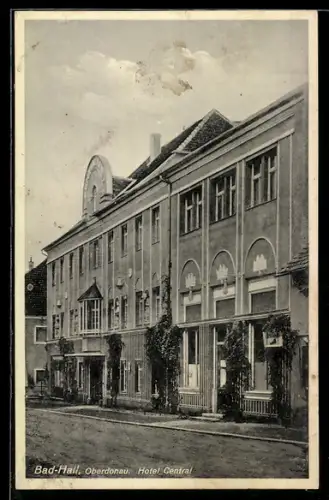 AK Bad-Hall /Oberdonau, Hotel Central