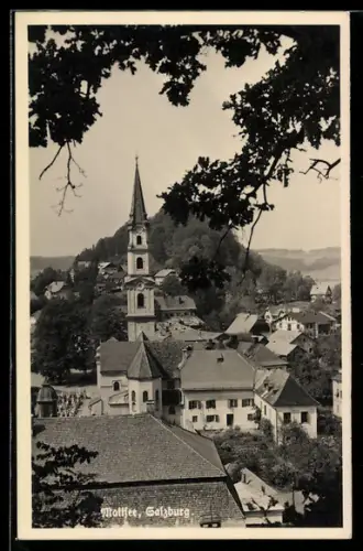 AK Mattsee /Salzburg, Ortsansicht mit Kirche