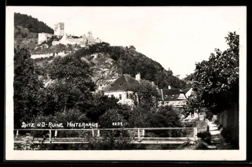 AK Spitz a /D, Ruine Hinterhaus