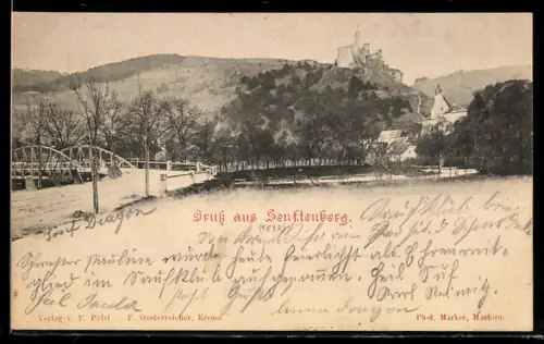 AK Senftenberg, Schloss, Brücke und Kirche