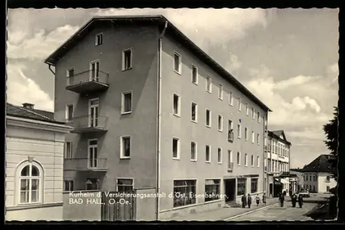 AK Bad Hall /Oberösterreich, Kurheim der Versicherungsanstalt der Öst. Eisenbahnen