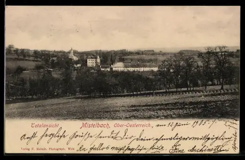 AK Buchkirchen /Ob. Öst., Mistelbach bei Wels, Totalansicht