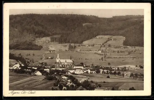 AK Aigen /Ob. Öst., Panorama mit Kirche