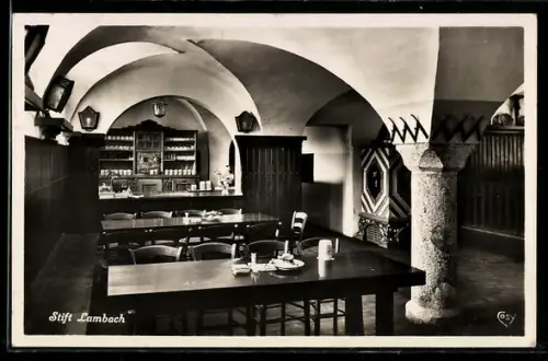 AK Lambach, Schänke im Bierstübl, Stift Lambach