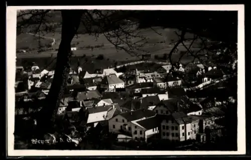 AK Weyer a. d. Enns, Panorama mit Kirche