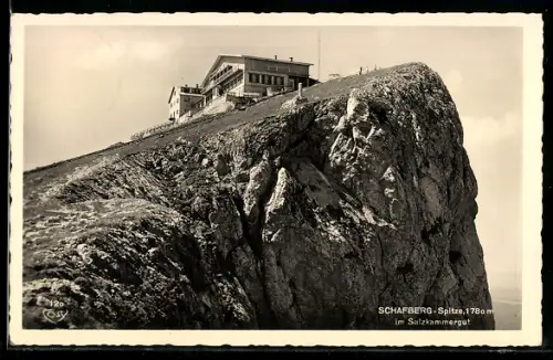 AK Schafberg /Salzkammergut, Spitze mit Hotel