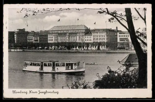 AK Hamburg-Neustadt, Neuer Jungfernstieg