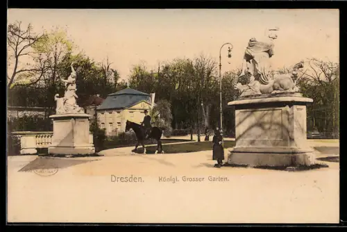 AK Dresden, Königl. Grosser Garten