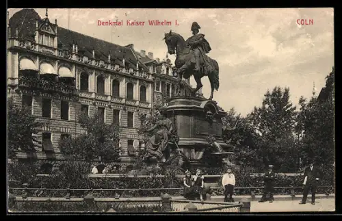 AK Köln, Denkmal Kaiser Wilhelm I.