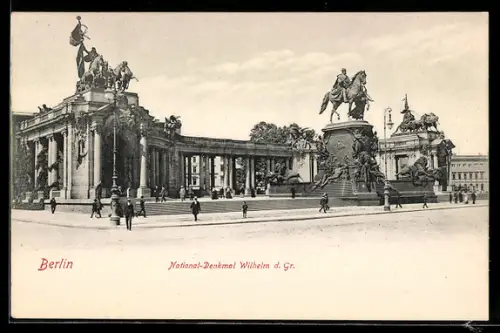 AK Berlin, National-Denkmal Wilhelm des Grossen