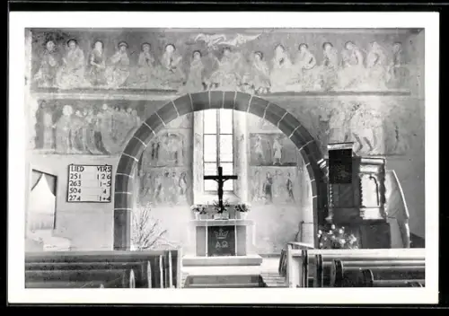 AK Neustadt-Waiblingen, Inneres der ev. Kirche
