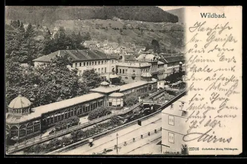 AK Bad Wildbad, Blick auf die Trinkhalle
