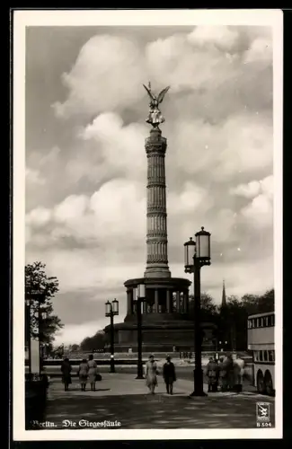 AK Berlin-Tiergarten, Die Siegessäule