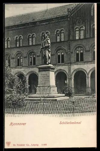 AK Hannover, Schillerdenkmal