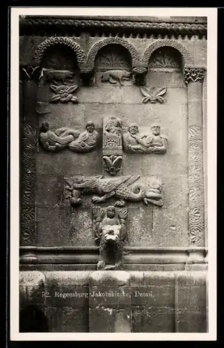 AK Regensburg, Jakobskirche, Detail