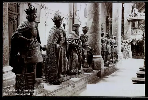Foto-AK Fritz Gratl, Innsbruck, Skulpturen in der Hofkirche