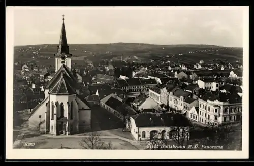 AK Hollabrunn, Blick über den Ort