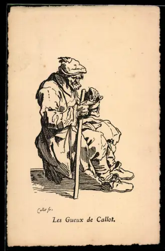 AK Les Gueux de Callot, Landstreicher