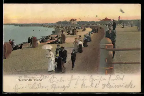 AK Travemünde, Strandpromenade und Strand
