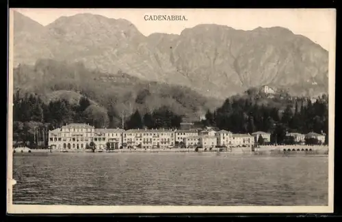 AK Cadenabbia, Vista sul lungolago e montagne sullo sfondo