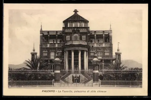 AK Palermo, La Favorita, palazzina di stile cinese