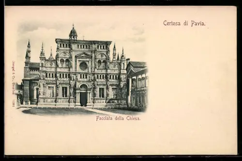 AK Certosa di Pavia, Facciata della Chiesa