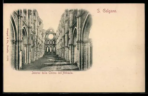 AK Chiusdino, San Galgano, Interno della Chiesa dell`Abbazia