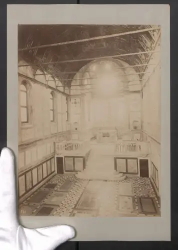 Fotografie G. R. Brusa, Roma, Ansicht Rom, Santa Maria dei Miracoli, Trockenstempel unten rechts, Grossformat 24 x 31cm