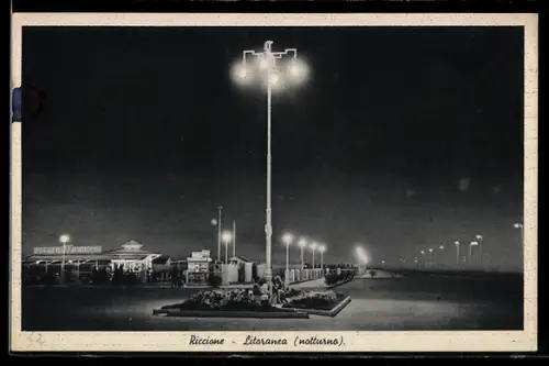AK Riccione, Litoranea, notturno
