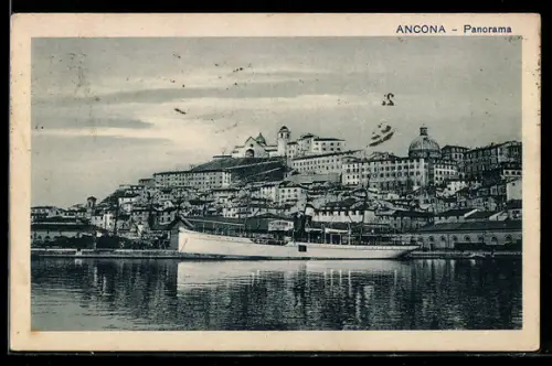 AK Ancona, Panorama con vista sul porto e città storica