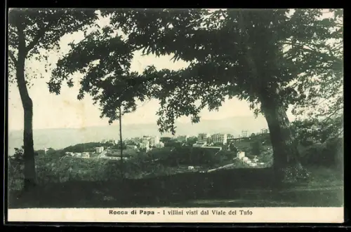 AK Rocca di Papa, I villini visti dal Viale del Tufo