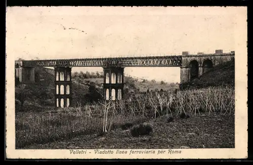 AK Velletri, Viadotto linea ferroviaria per Roma