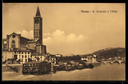 AK Verona, S. Anastasia e l`Adige