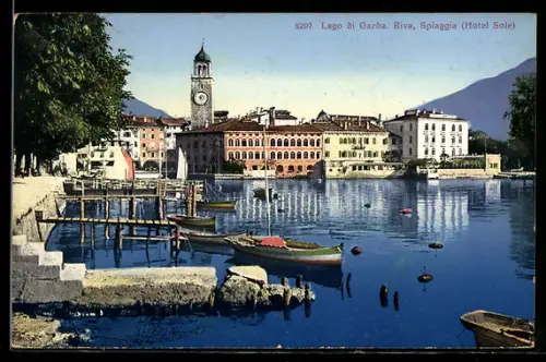 AK Riva /Lago di Garda, Spiaggia, Hotel Sole