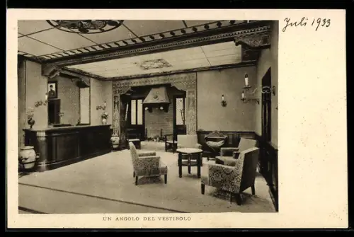 AK Venezia, S. Marco, Un angolo del vestibolo del Grand Hotel International