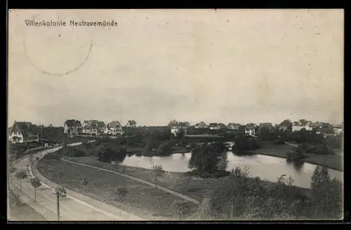 AK Neu-Travemünde, Blick auf die Villenkolonie