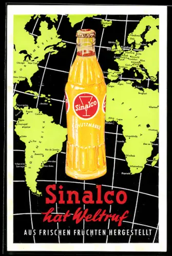 AK Sinalco hat Weltruf, Reklame