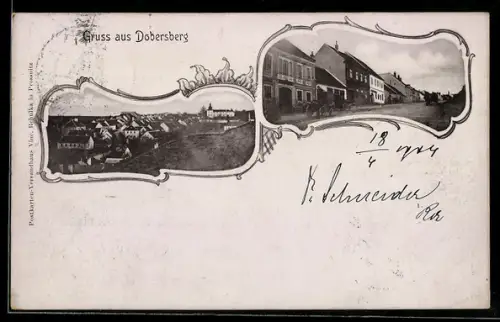 AK Dobersberg, Blick in den Ort
