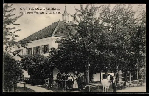 AK Hartlberg-Waldzell /O. Ö., Mayr`s Gasthaus
