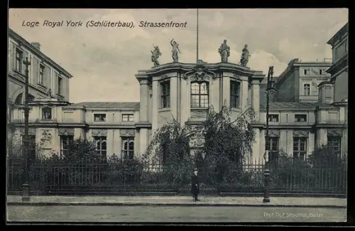 AK Berlin, Loge Royal York (Schlüterbau) in der Dorotheenstrasse 21