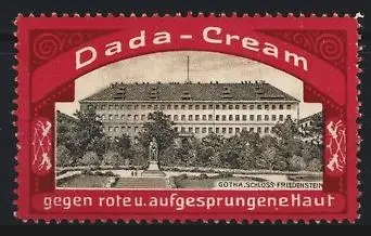 Reklamemarke Gotha, Dada-Cream, Schloss Friedenstein